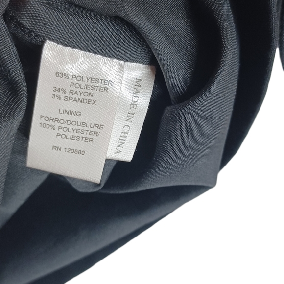 AMANDA + CHELSEA Black Split Front Skirt With Belt 2 (XSmall) - Picture 7 of 8